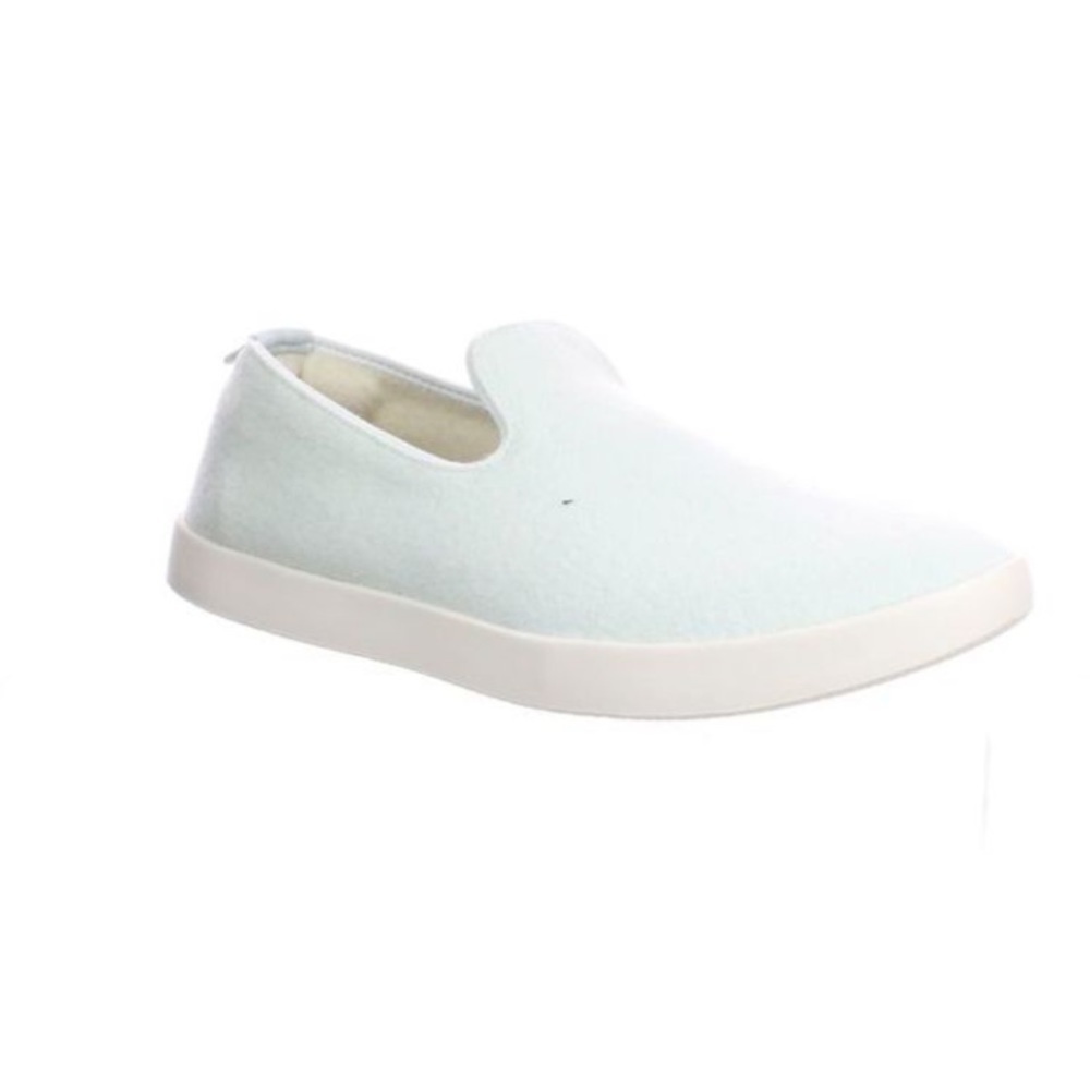 Allbirds Wool Loungers Slip On Shoes Size 9 Women Blue Mint Upper White Outsole